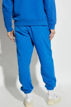 Pangaia BLUE Sweatpants with logo