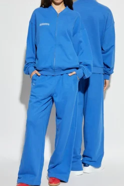 Pangaia BLUE Sweatshirt with logo