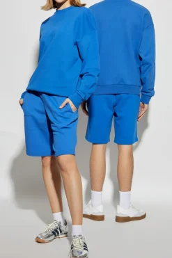 Pangaia BLUE Sweatshirt with logo