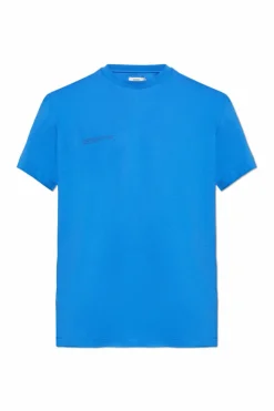 Pangaia BLUE T-shirt with logo