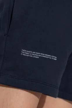 Pangaia NAVY BLUE Logo shorts
