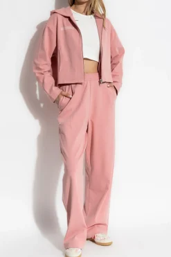 Pangaia PINK Sweatshirt with logo