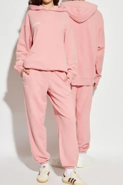 Pangaia PINK Sweatshirt with logo