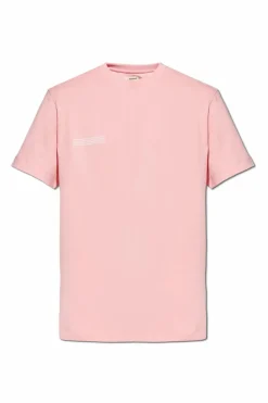 Pangaia PINK T-shirt with logo