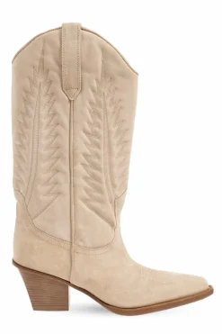 Paris Texas beige ‘Rosario' heeled cowboy boots