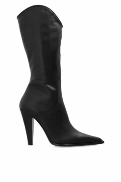 Paris Texas BLACK Leather boots āNadiaā