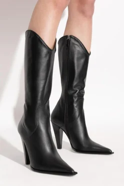 Paris Texas BLACK Leather boots ‘Nadia’
