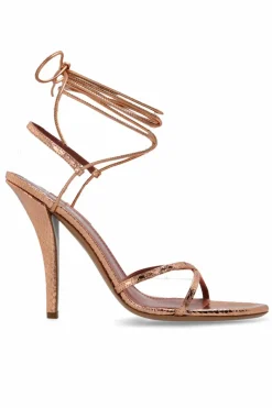 Paris Texas GOLD Linda heeled sandals