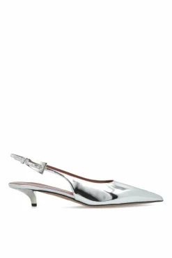 Paris Texas SILVER Heeled shoes "Jessica"