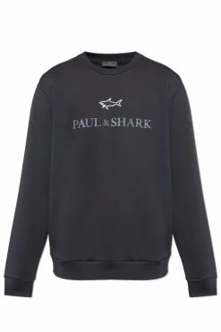 Paul & Shark BLACK Sweatshirt with logo