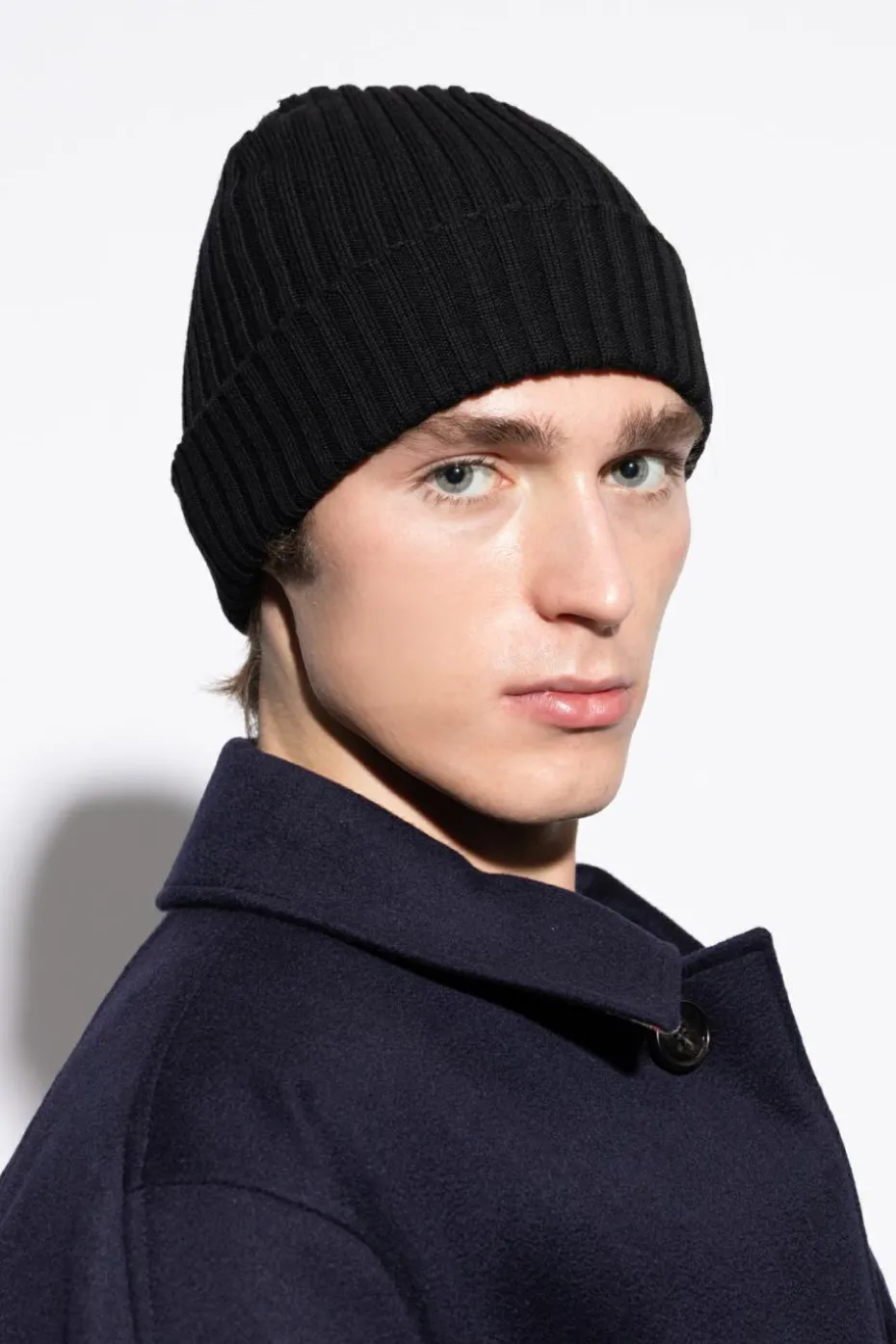 Paul & Shark BLACK Wool beanie