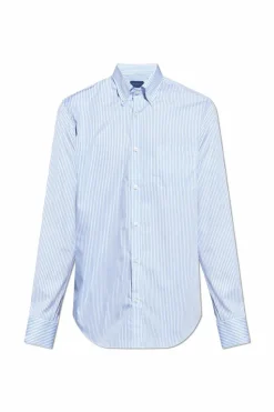 Paul & Shark BLUE Striped pattern shirt