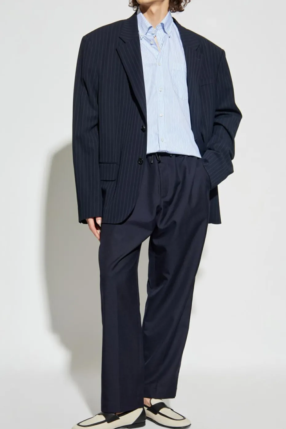 Paul & Shark BLUE Striped pattern shirt
