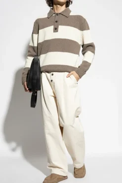 Paul & Shark cream Wool sweater