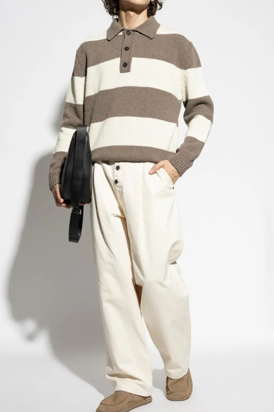 Paul & Shark cream Wool sweater