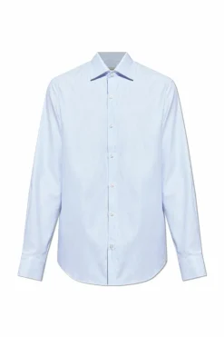 Paul & Shark light blue Shirt with a striped pattern