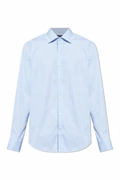 Paul & Shark light blue Striped pattern shirt