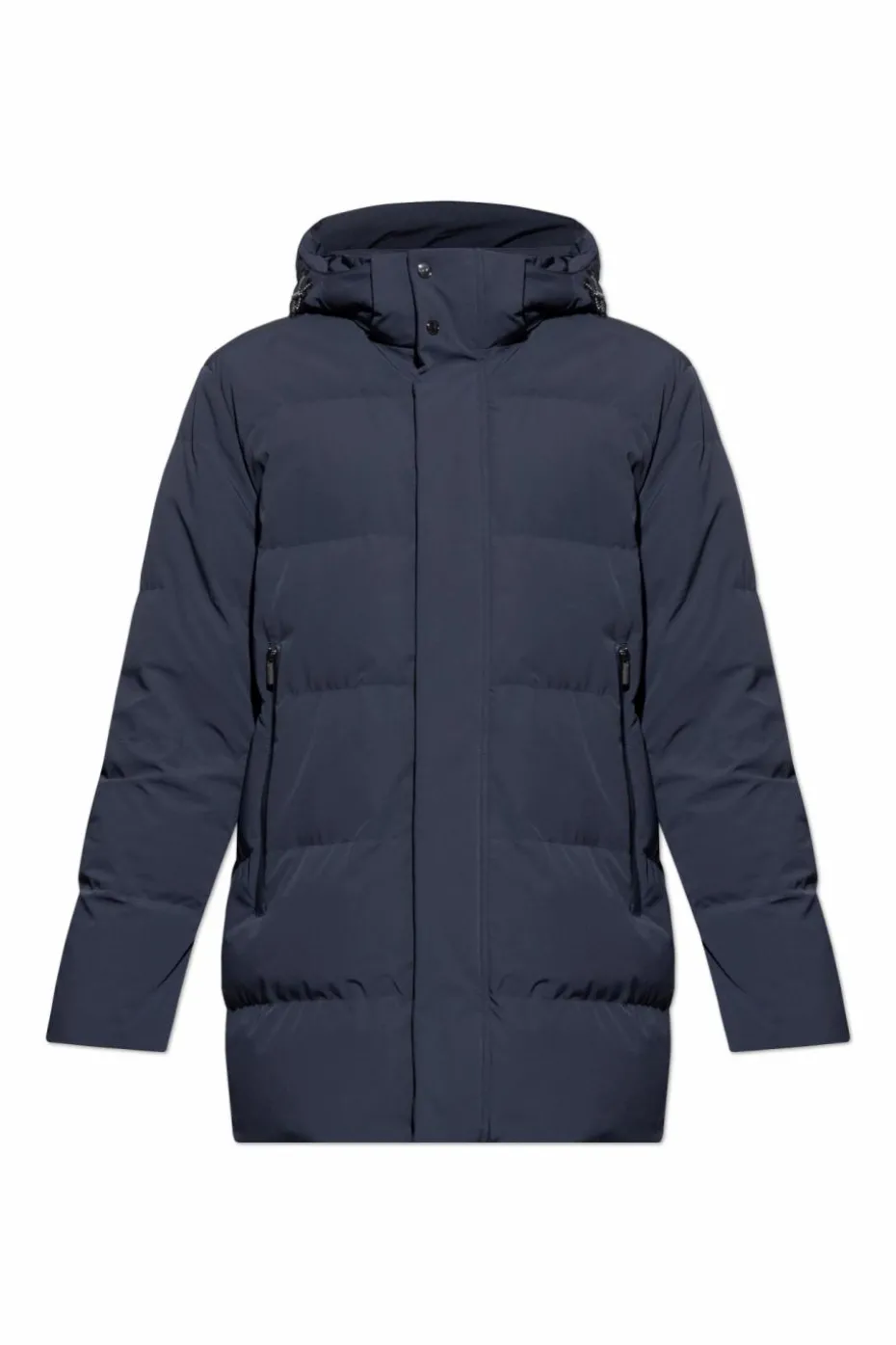 Paul & Shark NAVY BLUE Down jacket with detachable hood
