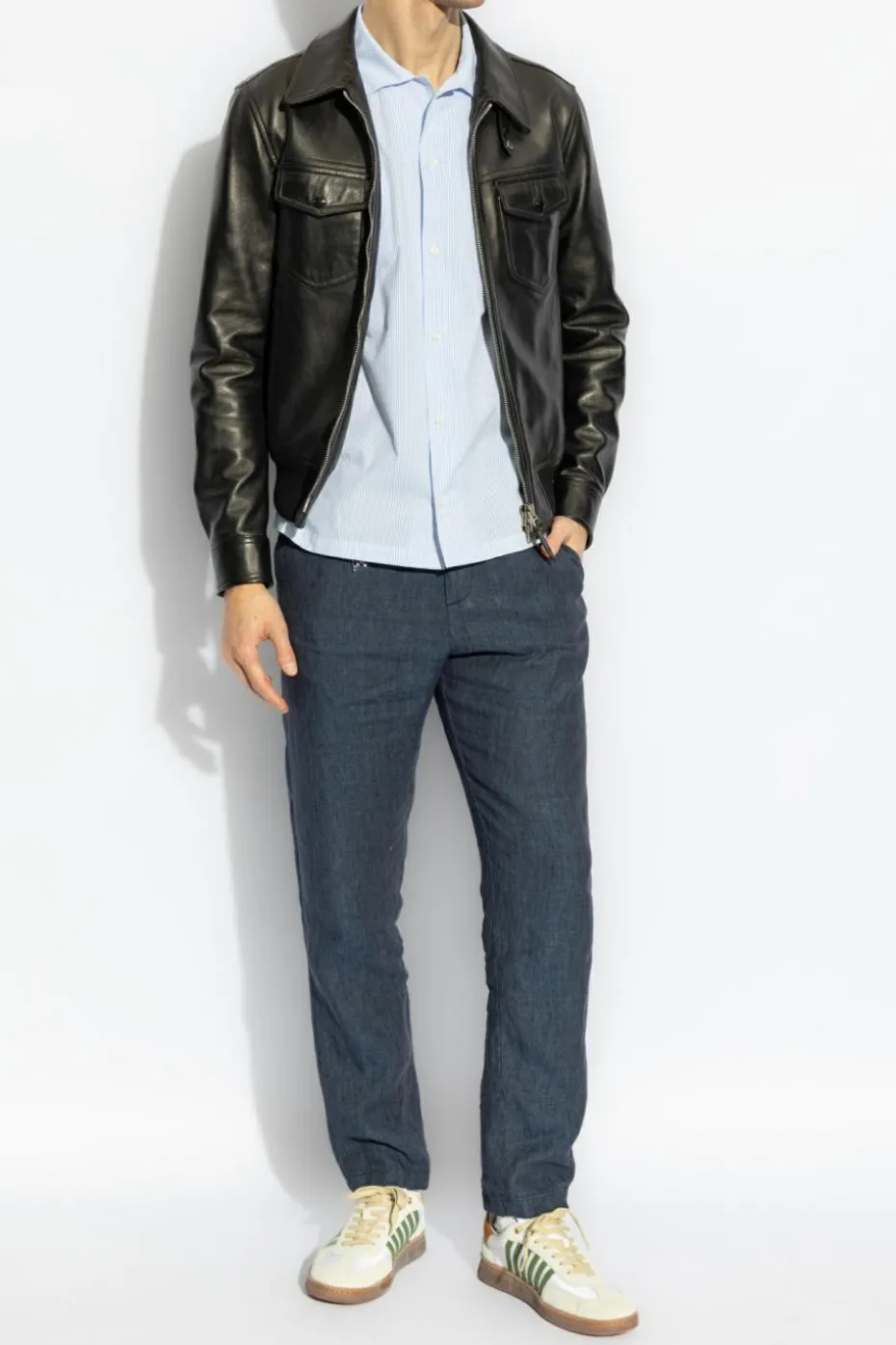 Paul & Shark NAVY BLUE Linen pants