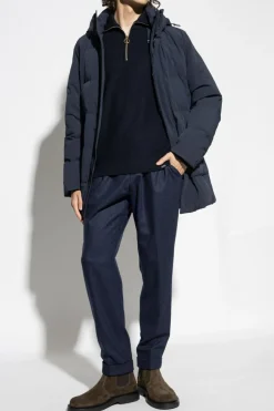 Paul & Shark NAVY BLUE Pants with rolled-up legs