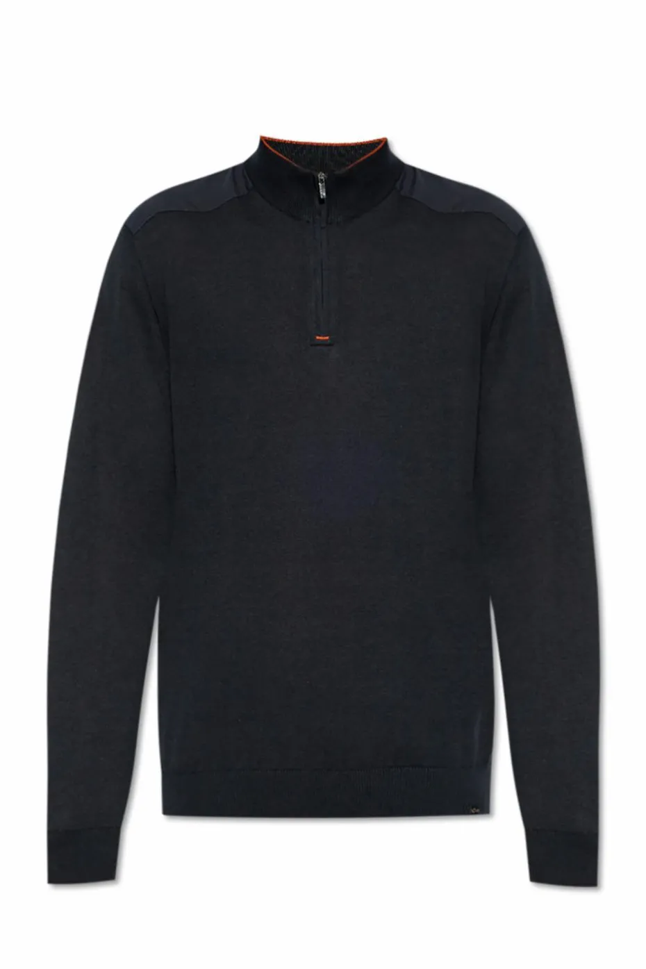 Paul & Shark NAVY BLUE Sweater with zip-up collar