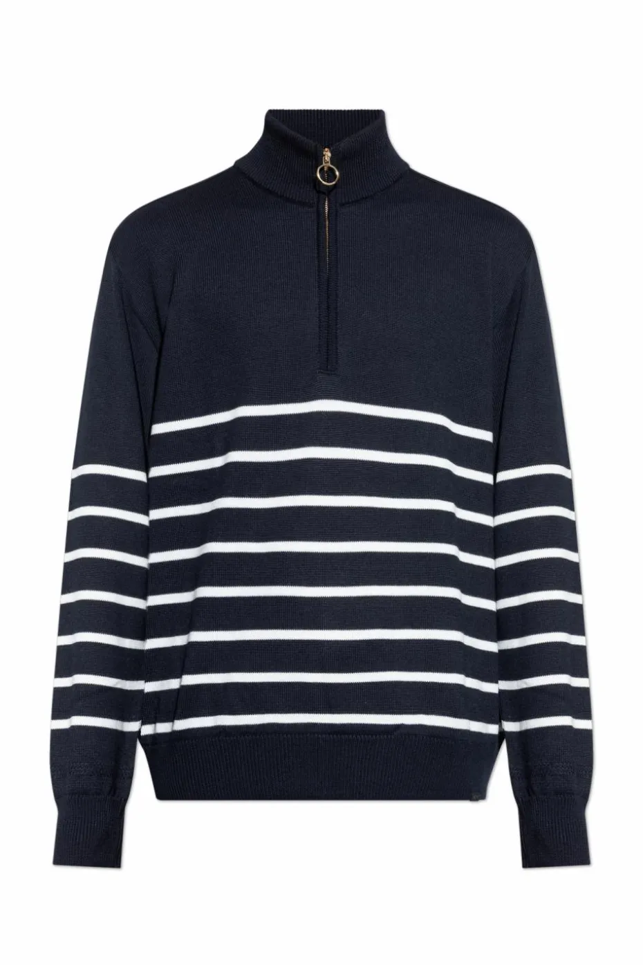 Paul & Shark NAVY BLUE Sweater with zip neckline