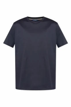 Paul & Shark NAVY BLUE T-shirt with embroidered logo