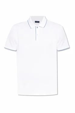 Paul & Shark WHITE Cotton polo shirt
