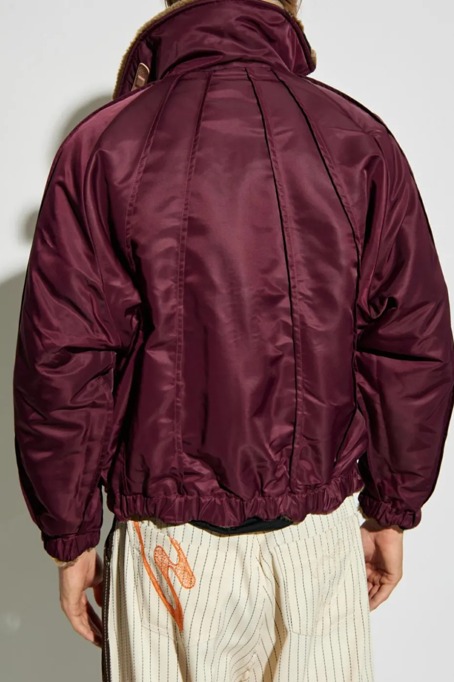 PDF beige Jacket with pattern