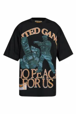 PDF BLACK T-shirt with print
