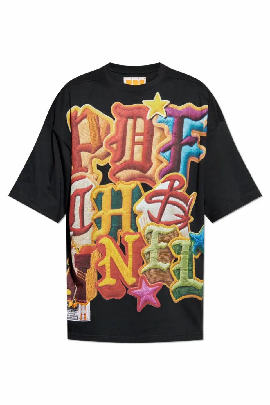 PDF BLACK T-shirt with print