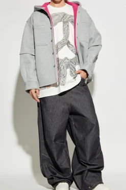 PDF GREY Hooded jacket