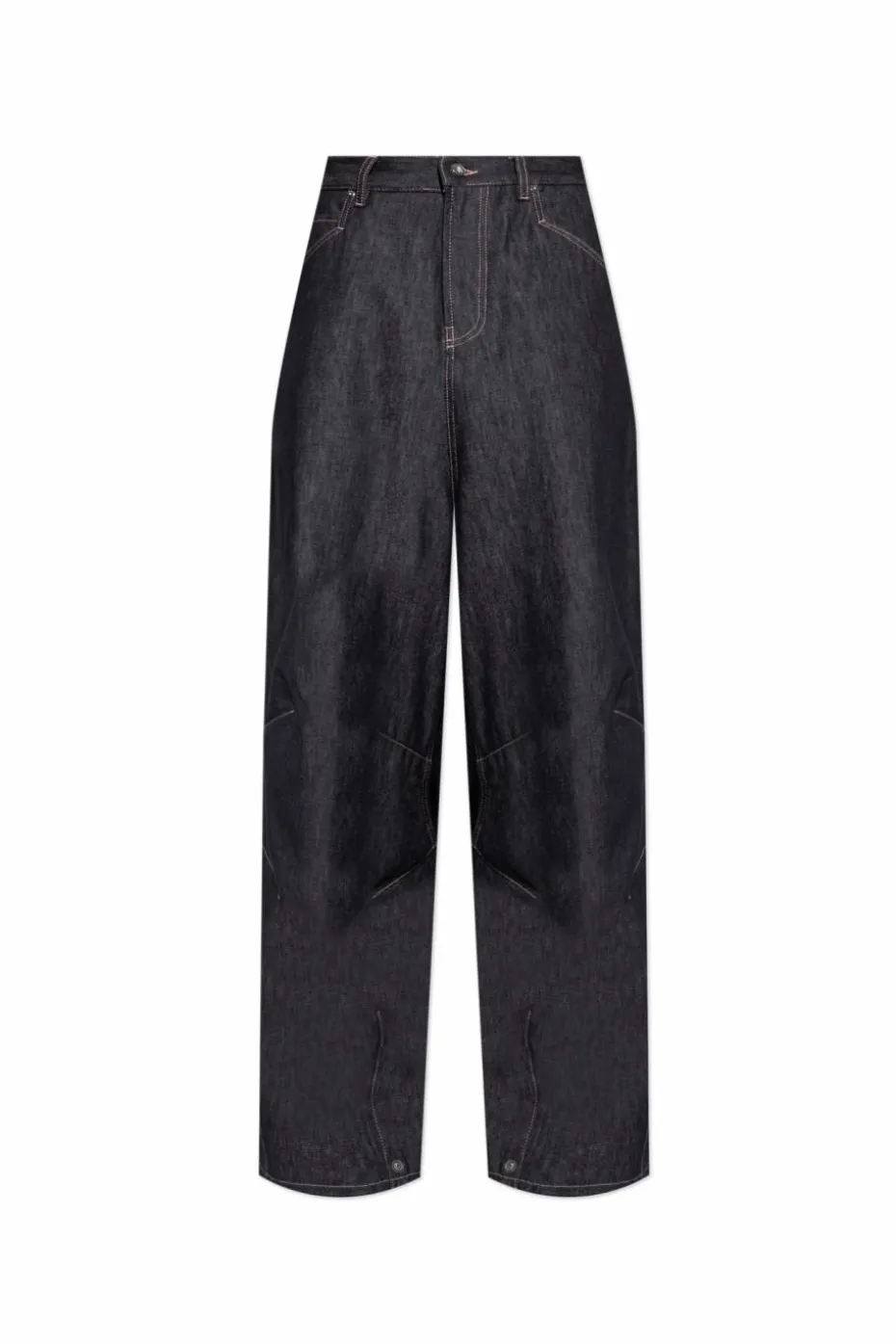 PDF NAVY BLUE Jeans with print