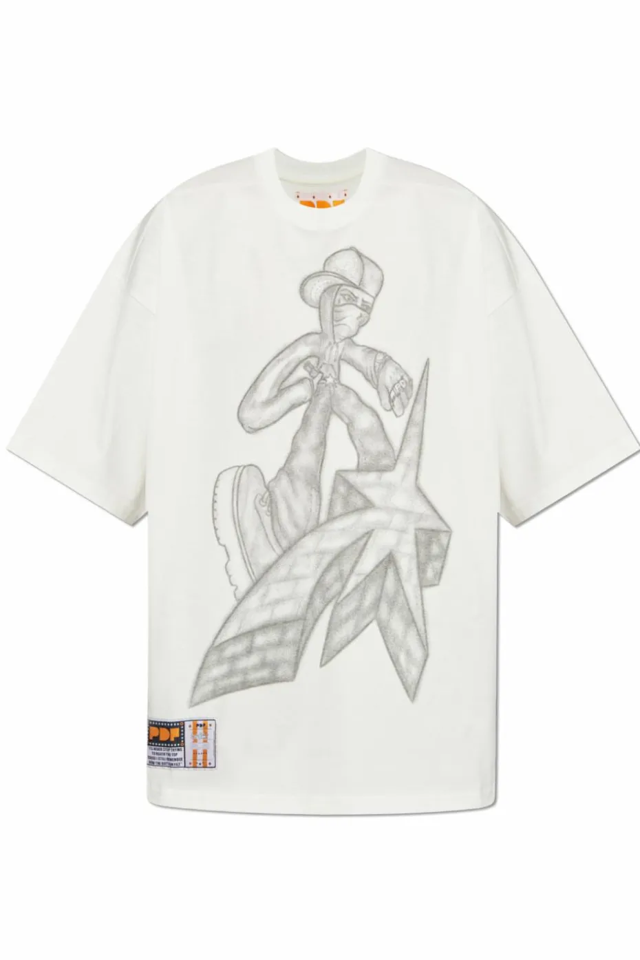 PDF WHITE T-shirt with print