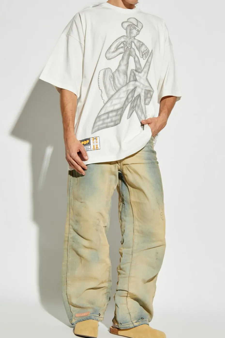 PDF WHITE T-shirt with print