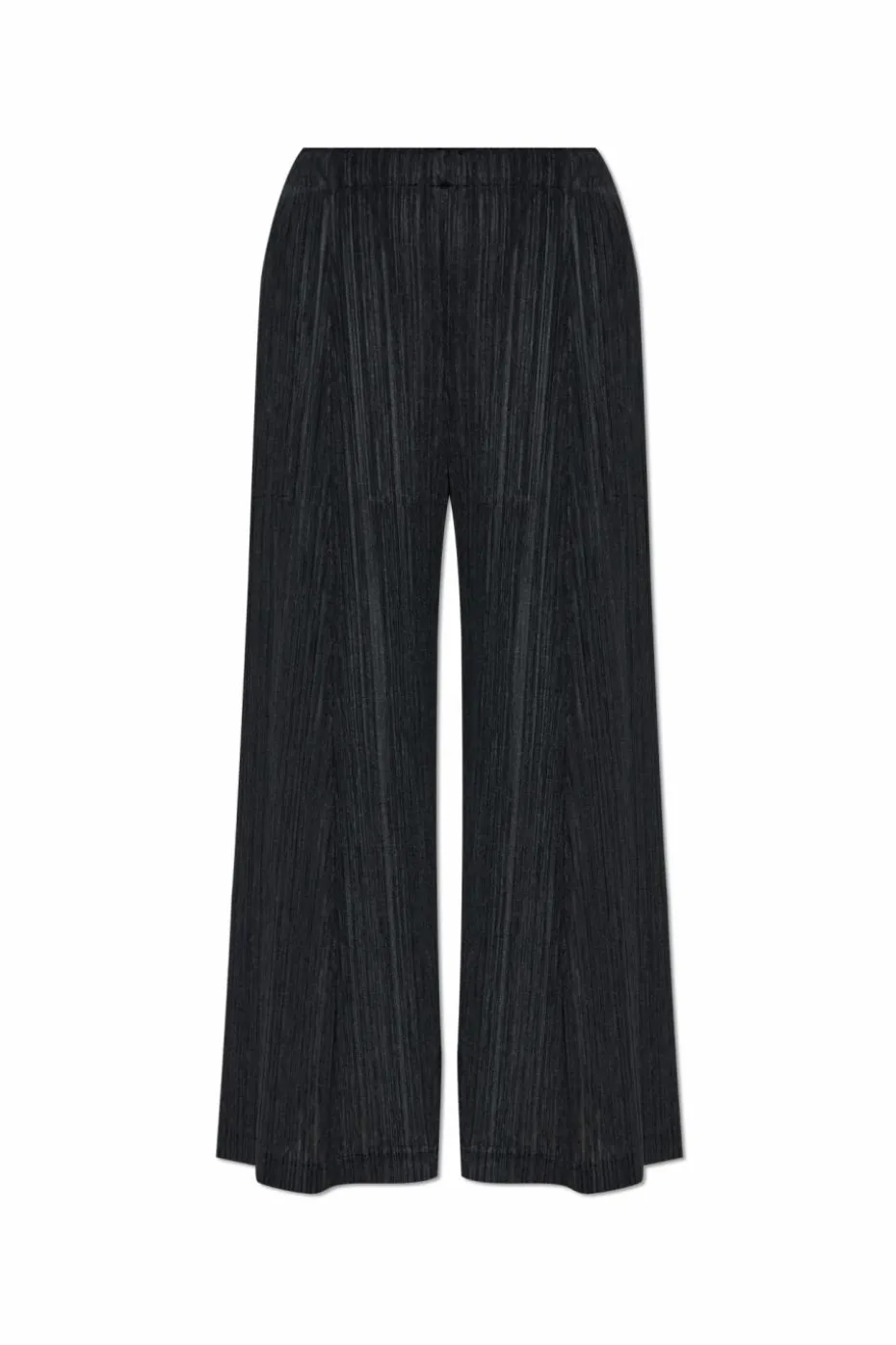 Pleats Please Issey Miyake BLACK Pleated trousers