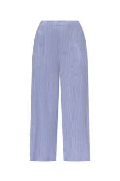 Pleats Please Issey Miyake PURPLE Pleated pants