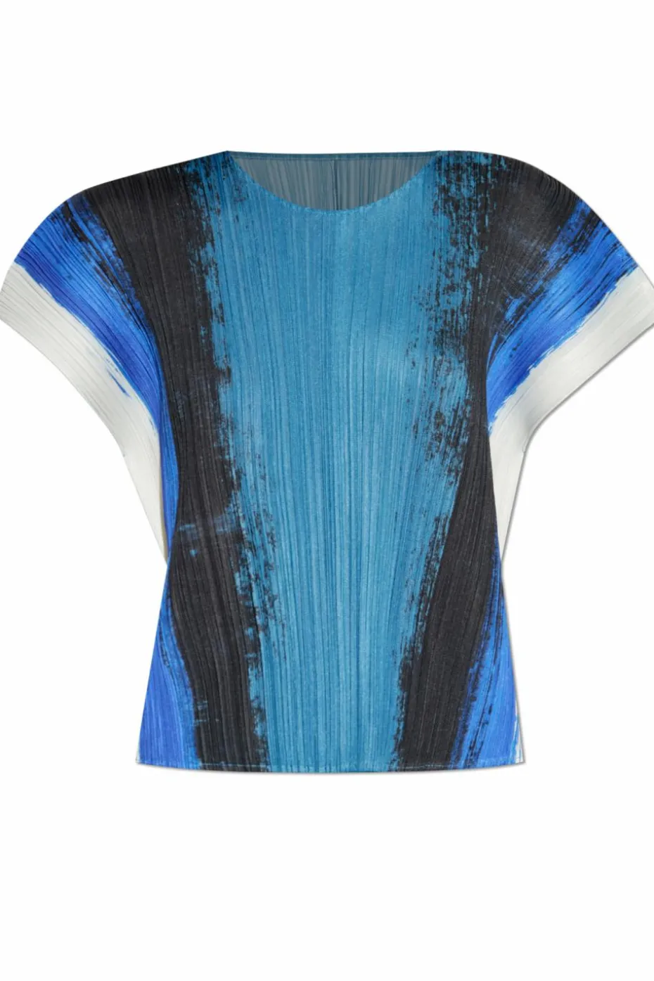 Pleats Please Issey Miyake BLUE Pleated top