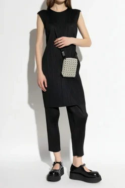 Pleats Please Issey Miyake BLACK Pleated dress