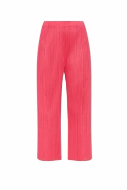 Pleats Please Issey Miyake PINK Pleated pants
