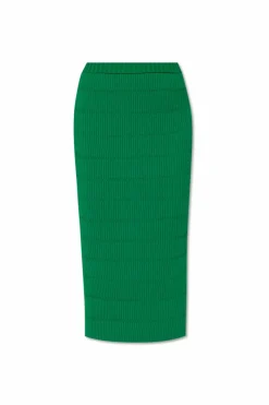 Pleats Please Issey Miyake GREEN Pencil skirt