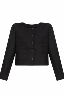 Posse BLACK Linen jacket "Emma"