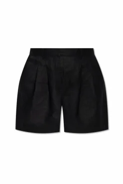 Posse BLACK Linen shorts