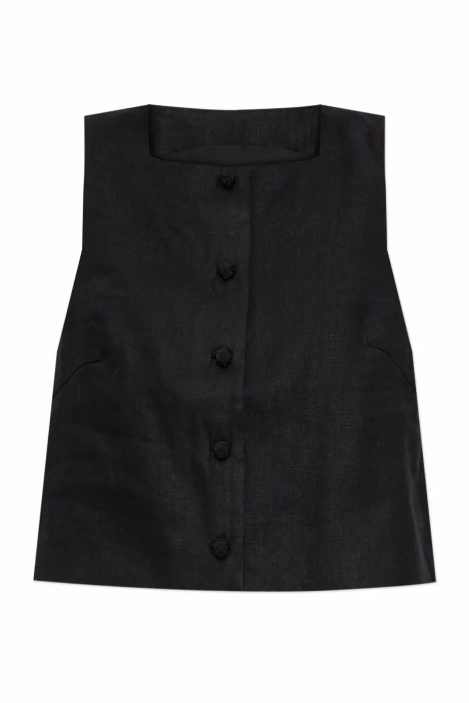 Posse BLACK Linen vest "Rio"