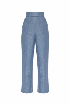 Posse BLUE Linen trousers ‘Thea’
