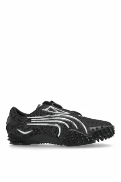 Puma BLACK `Mostro Metallic` athletic shoes