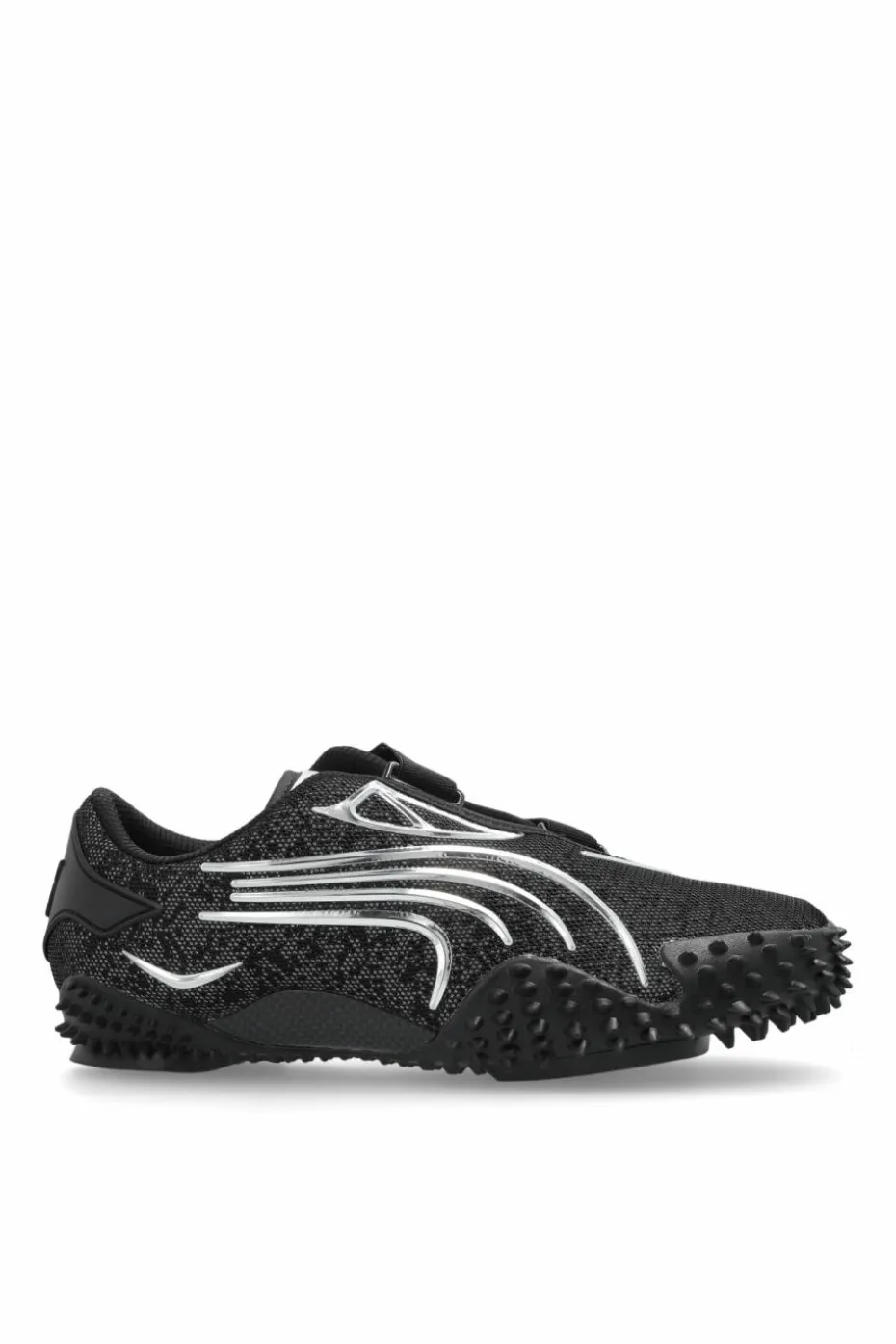 Puma BLACK `Mostro Metallic` athletic shoes