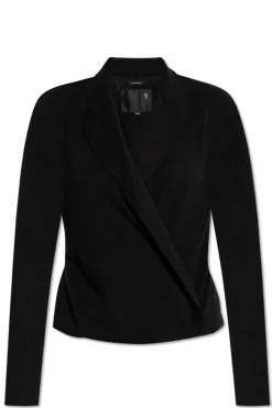R13 BLACK Wrap shirt