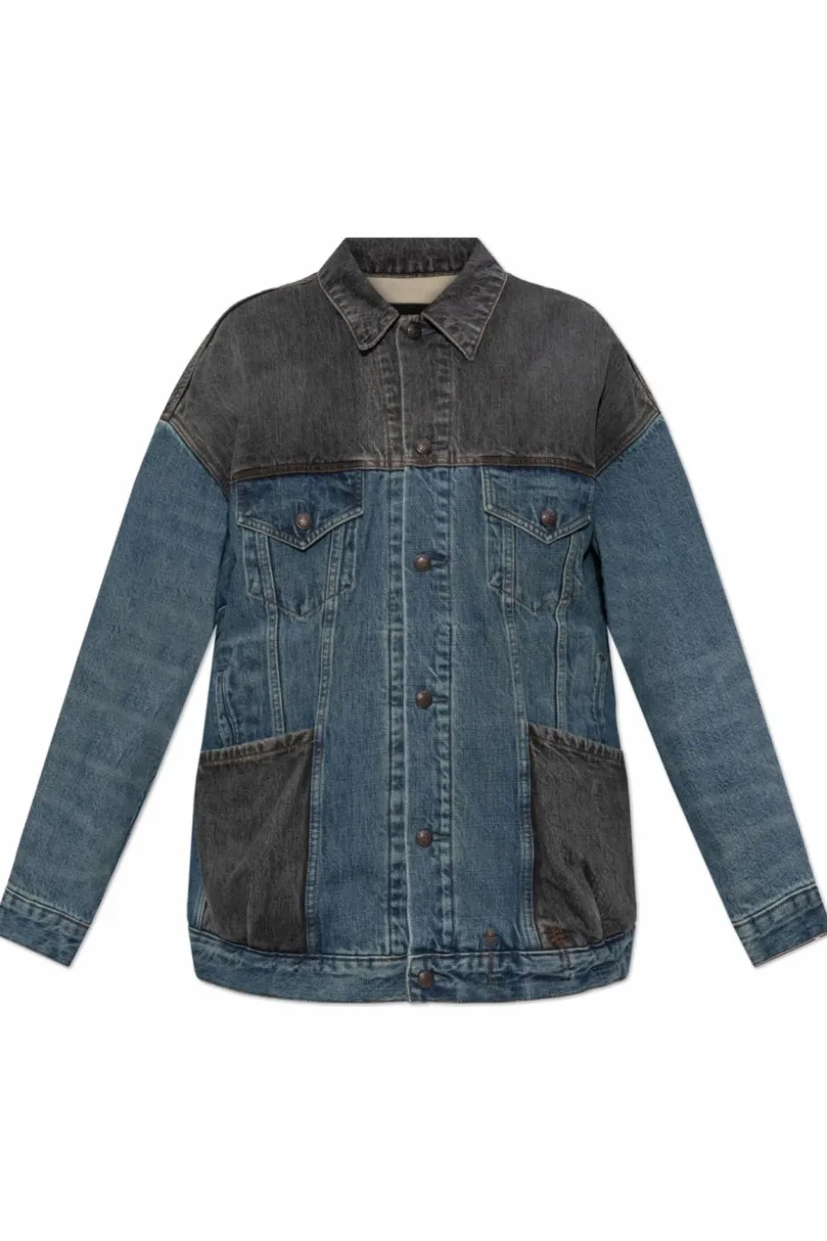 R13 BLUE Denim jacket in 'oversize' style