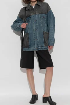 R13 BLUE Denim jacket in 'oversize' style